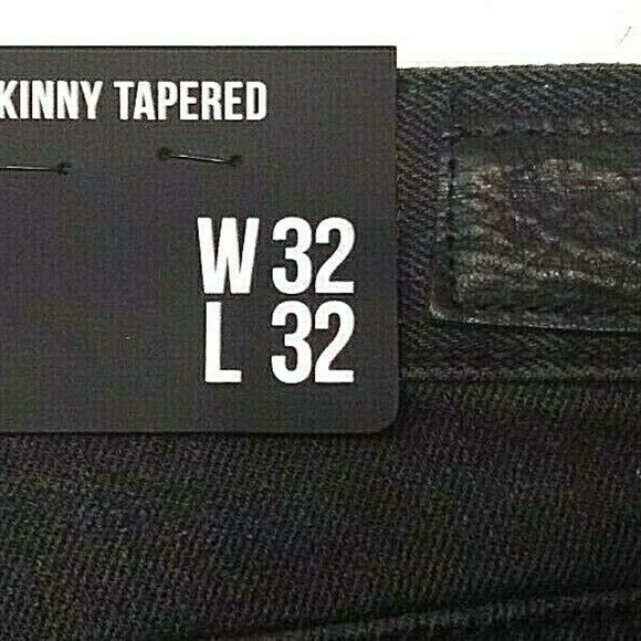 RSQ Men's Jeans Seattle Skinny Tapered Size 32x32 - Picture 8 of 8